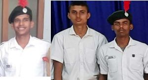 भिलाई के तीन कैडेट्स का गणतंत्र दिवस  हेतु चयन