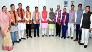  विधानसभा अध्यक्ष एवं मंत्रियों को आवास आबंटित