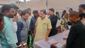 विकसित भारत संकल्प यात्रा शिविर  :नगर निगम जोन-10 के वार्ड 53 में सांसद सुनील सोनी हुए शामिल