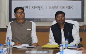  वित्त मंत्री ओपी चौधरी ने मंत्री श्री केदार कश्यप के विभागों की बजट तैयारियों पर चर्चा की 