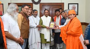 मुख्यमंत्री श्री साय से भारतीय गौ क्रांति मंच शाखा छत्तीसगढ़ के प्रतिनिधिमंडल ने की सौजन्य मुलाकात मुख्यमंत्री श्री साय से भारतीय गौ क्रांति मंच शाखा छत्तीसगढ़ के प्रतिनिधिमंडल ने की सौजन्य मुलाकात