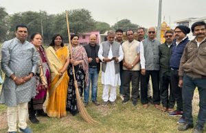 स्वच्छता अभियान चलाया गया