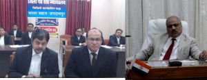  मुख्य न्यायाधीश रमेश सिन्हा ने जिला सत्र न्यायालय जगदलपुर का किया वर्चुअल निरीक्षण