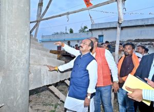 निर्माण कार्यों की गुणवत्ता को लेकर उप मुख्यमंत्री अरुण साव सख्त, निर्माणाधीन गुणवत्ताहीन पानी टंकी को तोड़ने के दिए निर्देश निर्माण कार्यों की गुणवत्ता को लेकर उप मुख्यमंत्री अरुण साव सख्त, निर्माणाधीन गुणवत्ताहीन पानी टंकी को तोड़ने के दिए निर्देश