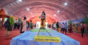  राजिम कुंभ कल्प : श्रीराम के जीवन चरित्र एवं वनगमन पथ की झांकी बनी आकर्षण का केन्द्र