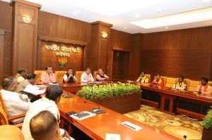 भाजपा की मैराथन बैठकों में लोकसभा चुनाव के लिए हुआ मंथन*