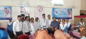 दुर्ग  जिला चिकित्सालय में रक्तदान शिविर का आयोजन, 202 यूनिट ब्लड एकत्रित