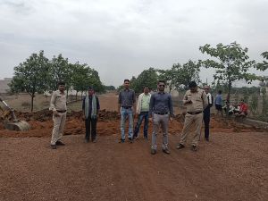 निमोरा, गोंदवारा व बोरियाखुर्द में अवैध प्लाटिंग, जिला प्रशासन ने की कार्रवाई