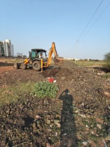 कलेक्टर डाॅ. गौरव सिंह के निर्देश पर अवैध प्लाटिंग पर कार्रवाई निरंतर जारी