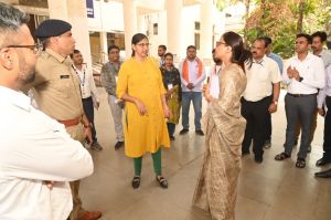  मुख्य निर्वाचन पदाधिकारी ने स्ट्रांग रूम एवं मतगणना कक्ष का किया निरीक्षण