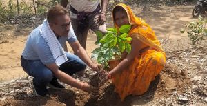  विश्व पर्यावरण दिवस के अवसर पर डौण्डी विकासखण्ड के विभिन्न ग्रामों में किया गया पौधरोपण 