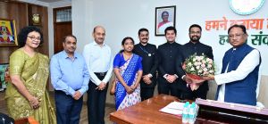  मुख्यमंत्री से भारतीय प्रशासनिक सेवा 2023 के प्रशिक्षु अधिकारियों ने की सौजन्य मुलाकात