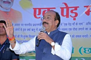 एक पेड़ मां के नाम : उप मुख्यमंत्री अरुण साव ने अपनी मां के सम्मान में लगाया पौधा एक पेड़ मां के नाम : उप मुख्यमंत्री अरुण साव ने अपनी मां के सम्मान में लगाया पौधा