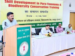पैराटैक्सोनॉमी एवं बायोडायवर्सिटी संरक्षण ट्रेनिंग कोर्स का सफलतापूर्वक समापन पैराटैक्सोनॉमी एवं बायोडायवर्सिटी संरक्षण ट्रेनिंग कोर्स का सफलतापूर्वक समापन