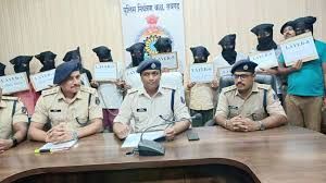  साइबर ठगी में रायगढ़ पुलिस का बड़ा ऑपरेशन...........