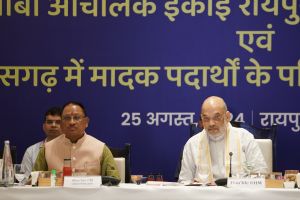  केन्द्रीय गृह अमित शाह ने  रायपुर में नार्काेटिक्स कंट्रोल ब्यूरो के आंचलिक इकाई कार्यालय का किया ऑनलाइन उद्घाटन