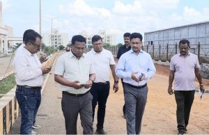  प्रमुख सचिव सोनमणि बोरा ने नवा रायपुर में निर्माणाधीन शहीद वीर नारायण सिंह संग्रहालय का किया निरीक्षण