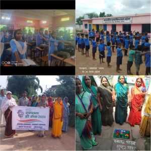 स्वच्छता ही सेवा अभियान के तहत ग्रामीणों ने ली स्वच्छता शपथ स्वच्छता ही सेवा अभियान के तहत ग्रामीणों ने ली स्वच्छता शपथ