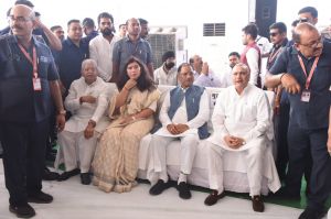 छत्तीसगढ़ के राज्यपाल एवं मुख्यमंत्री स्व. श्री श्याम पाण्डेय के तेरहवीं कार्यक्रम में हुए शामिल