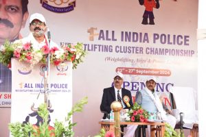 गृहमंत्री श्री शर्मा ने किया अखिल भारतीय वेटलिफ्टिंग क्लस्टर 2024-25 का उद्घाटन गृहमंत्री श्री शर्मा ने किया अखिल भारतीय वेटलिफ्टिंग क्लस्टर 2024-25 का उद्घाटन