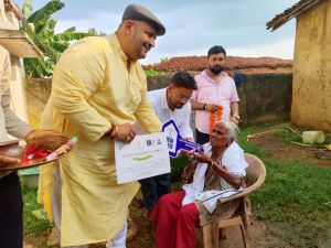 प्रधानमंत्री आवास योजना के तहत कोटा में हुआ भूमिपूजन, गृहप्रवेश कार्यक्रम में हितग्राहियों को सौंपी गई चाबी