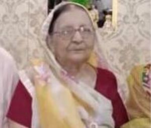 श्रीमती गिरिजा शुक्ला का निधन श्रीमती गिरिजा शुक्ला का निधन