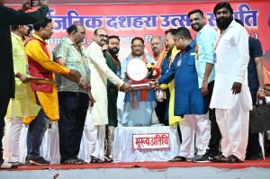  बुराई को त्याग कर सत्य की राह अपनाने प्रेरित करता है विजयादशमी पर्व- मुख्यमंत्री श्री साय