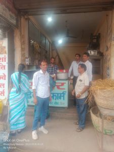 खाद्य एवं औषधि प्रशासन विभाग द्वारा विभिन्न प्रतिष्ठानों का निरीक्षण