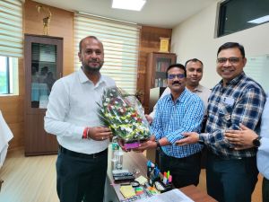  नवपदस्थ मिशन संचालक श्री विजय दयाराम के. ने किया पदभार ग्रहण