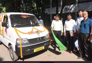  डीएमएफ से मिले दो नये शव वाहन