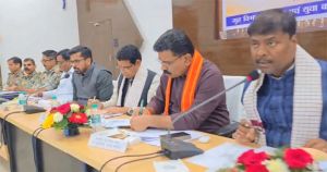  उप मुख्यमंत्री विजय शर्मा ने  बस्तर ओलंपिक संभाग स्तरीय प्रतियोगिता के आयोजन की समीक्षा बैठक की