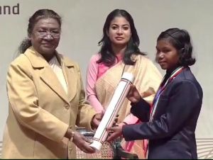  कोंडागांव की बिटिया राष्ट्रीय जूडो खिलाड़ी  हेमबती नाग को मिला प्रधानमंत्री राष्ट्रीय बाल पुरस्कार