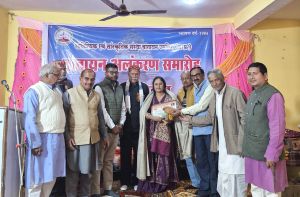 डॉ. दीक्षा चौबे हुईं वातायन महादेवी वर्मा अलंकरण से सम्मानित