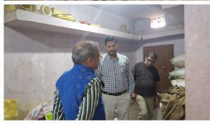  अवैध रूप से भंडारित 44 क्विंटल धान जब्त