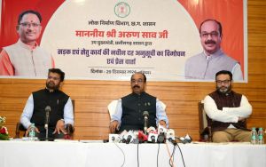 उप मुख्यमंत्री साव ने सड़क एवं सेतु कार्य की नवीन दर अनुसूची का किया विमोचन उप मुख्यमंत्री साव ने सड़क एवं सेतु कार्य की नवीन दर अनुसूची का किया विमोचन