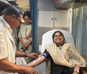   संचालनालय स्वास्थ्य सेवाएं में एक दिवसीय स्वैच्छिक रक्तदान शिविर का आयोजन