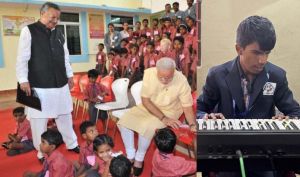  एक दशक पहले प्रधानमंत्री नरेंद्र मोदी ने दंतेवाड़ा में दृष्टिबाधित बालक अंजन को दिया था हौसला