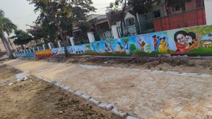 नगर निगम रायपुर द्वारा कबीर नगर और कचना में पर्यावरणीय विकास कार्य 