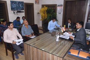 कलेक्टर ने की  स्वास्थ्य विभाग के कामकाज की समीक्षा