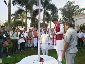 हमारा संविधान विश्व के लिए प्रेरणा:किरण देव हमारा संविधान विश्व के लिए प्रेरणा:किरण देव