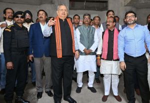 विधानसभा अध्यक्ष ने विधायकों संग किया निर्माणाधीन नवीन विधानसभा भवन का निरीक्षण