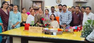 नवनिर्वाचित महापौर मीनल चौबे को प्लेसमेंट कर्मचारी कल्याण संघ ने दी हार्दिक शुभकामनाएं नवनिर्वाचित महापौर मीनल चौबे को प्लेसमेंट कर्मचारी कल्याण संघ ने दी हार्दिक शुभकामनाएं