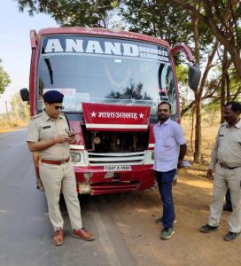 परिवहन विभाग द्वारा मोटरयान अधिनियम का उल्लंघन करने वालों के विरूद्ध 69 हजार 200 रुपये की शमन शुल्क की वसूली