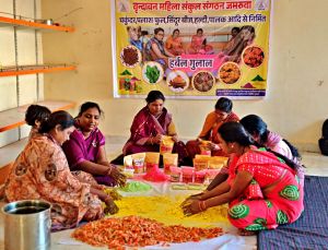  हर्बल गुलाल से पर्यावरण संरक्षण के साथ ही आत्मनिर्भरता की ओर बढ़ रहे हैं बालोद जिले की महिलाओं के कदम