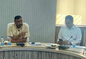 नगरीय प्रशासन विभाग के सचिव डॉ. बसवराजु एस. ने मिशन अमृत 2.0 के कार्यों की समीक्षा की नगरीय प्रशासन विभाग के सचिव डॉ. बसवराजु एस. ने मिशन अमृत 2.0 के कार्यों की समीक्षा की