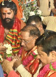 मुख्यमंत्री विष्णु देव साय ने हनुमान जयंती पर की पूजा-अर्चना