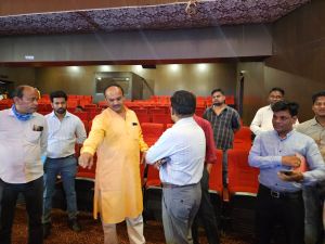 सभापति ने एक राष्ट्र एक चुनाव के प्रस्ताव के समर्थन में सम्मिलन बैठक की प्रशासनिक तैयारियों को लेकर किया प्रत्यक्ष निरीक्षण 