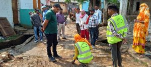 केनाल रोड निर्माण के लिए आगे का सर्वे जारी