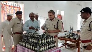 केन्द्रीय जेल दुर्ग में सजा भुगत रहे बंदियों को जेल में रोजगारमुखी प्रशिक्षण