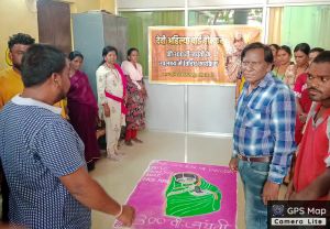 निगम जोन 10 ने देवी अहिल्या बाई होल्कर की 300वीं जयन्ती पर महिलाओं द्वारा सुन्दर रंगोली उकेरकर दी जीवनी की जानकारी